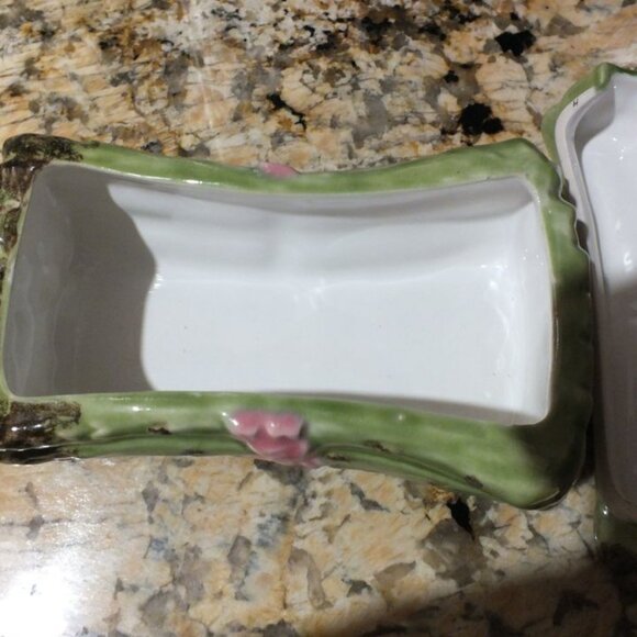 Majolica Asparagus Serving Dish by Bordallo Pinheiro - Picture 4 of 10